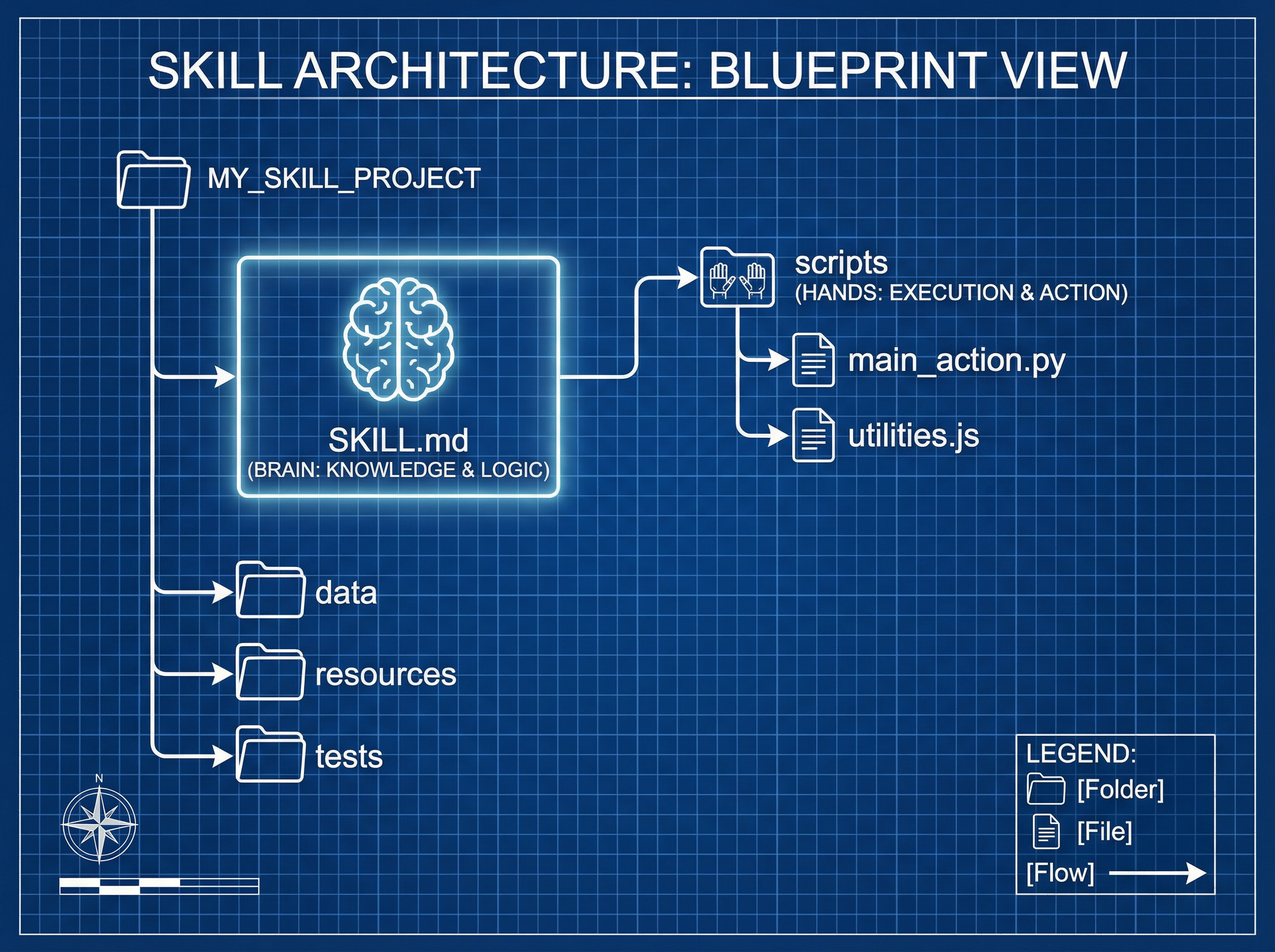 Structure de fichiers Skill